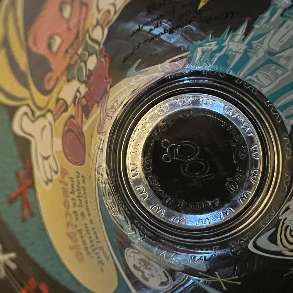 Vtg McDONALD'S Walt Disney World 100 YEARS OF MAGIC Pinocchio Glass Tumbler